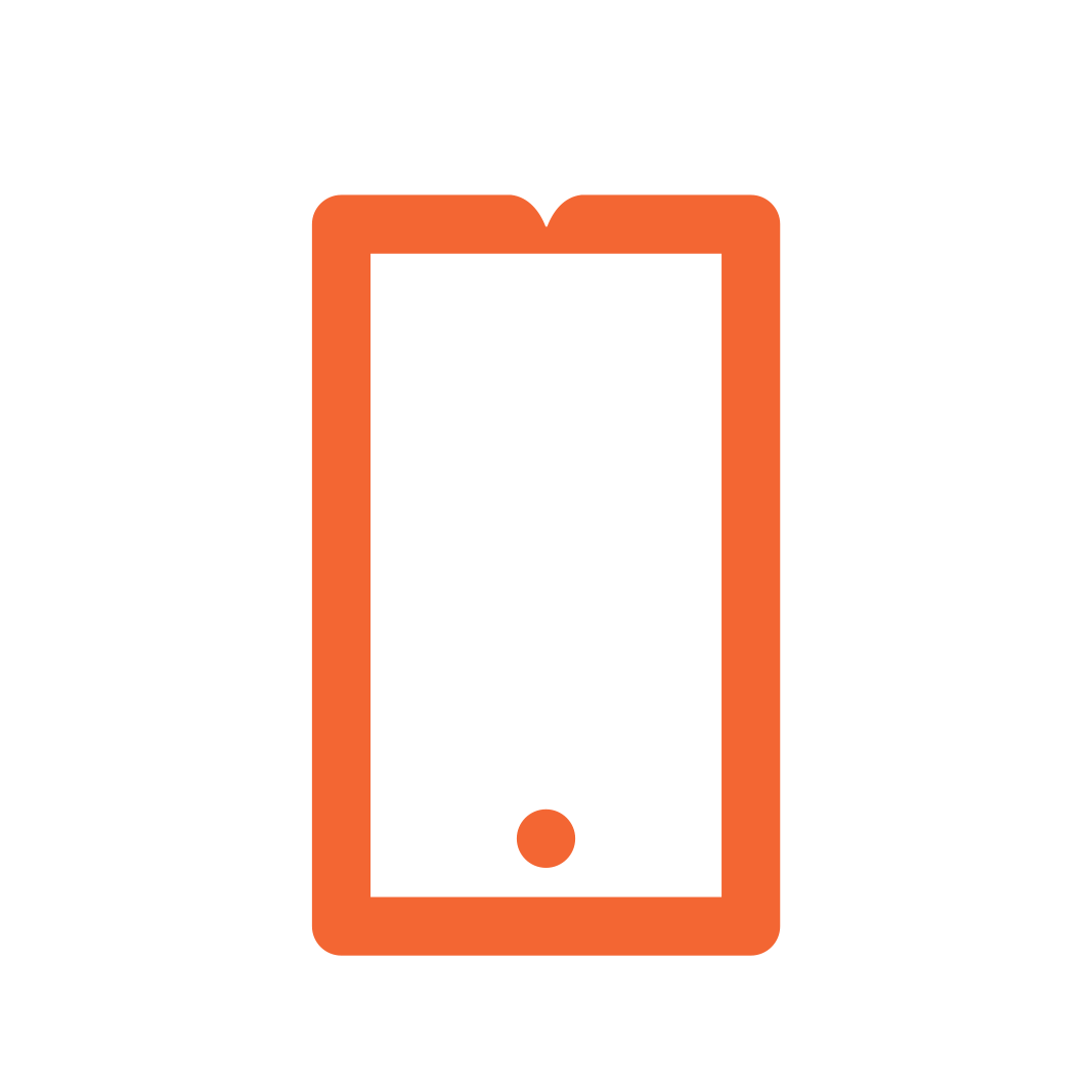 Icon of a smart phone represents calling the genital herpes HSV-003 study team for additional help, Stay in Touch